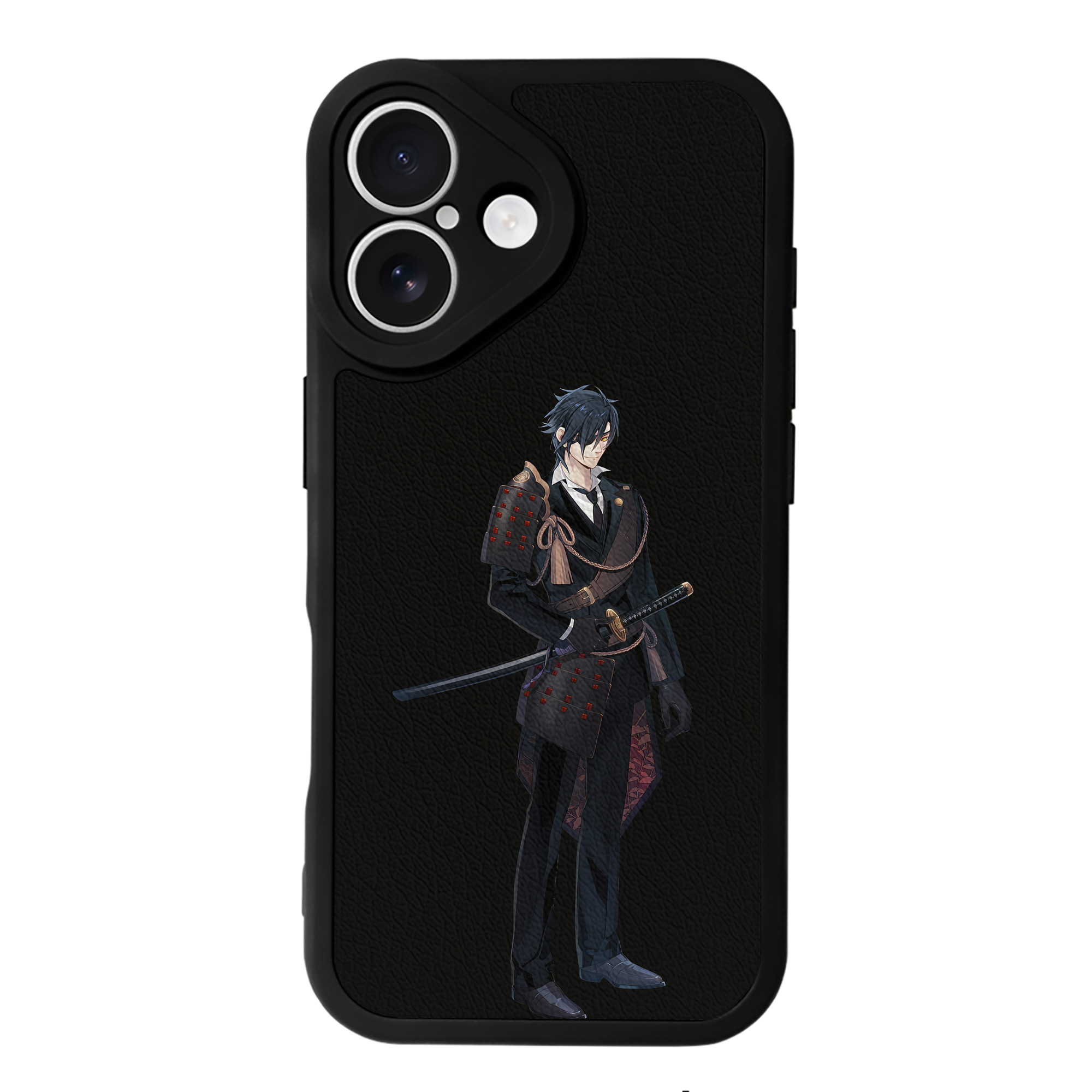 （画像用） 刀剣乱舞 Touken Ranbu 【iPhone 16シリーズ対応】シリコンスマホケース（レザー調） 材質：シリコン